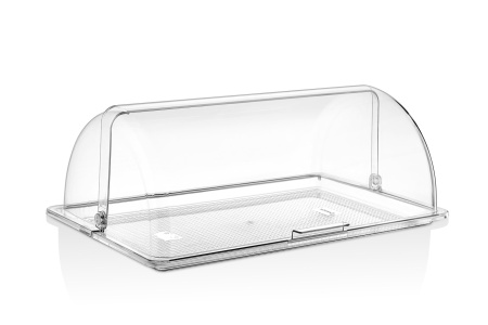 Крышка для гастроем.,подносов,корзин 1/1 53*32,5 см. h=18,5 см. поликарбонат, прозрачная GP/1/6/ 