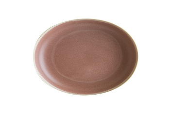 Блюдо овальное 370*240 мм. 2880 мл. с бортом Пинк, форма Потт Bonna /1/6/ ВДОХНОВЕНИЕ