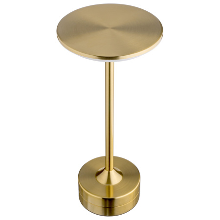 Лампа настольная d=13 см. h=28 см. 3 цвета, сенсорная регулировка яркости, нерж., золотая LED HIGH-TECH II MGline /1/20/