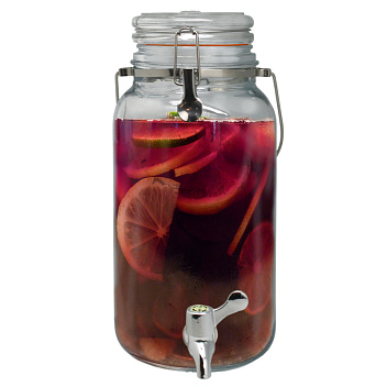 Емкость для настойки с краном 4 л. d=150 мм. h=310 мм. VB /1/ Емкость для настойки с краном 4 л. d=150 мм. h=310 мм. VB /1/