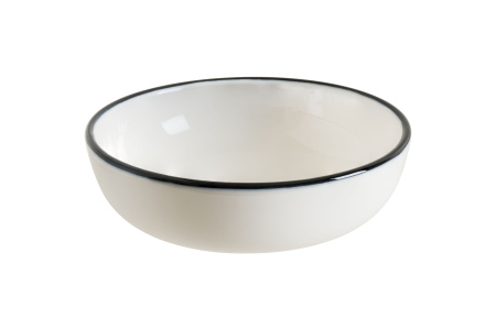 Салатник d=140 мм. 350 мл. h=50 мм. штабелир. Линеа Черный, форма Хюгге Bonna /1/12/