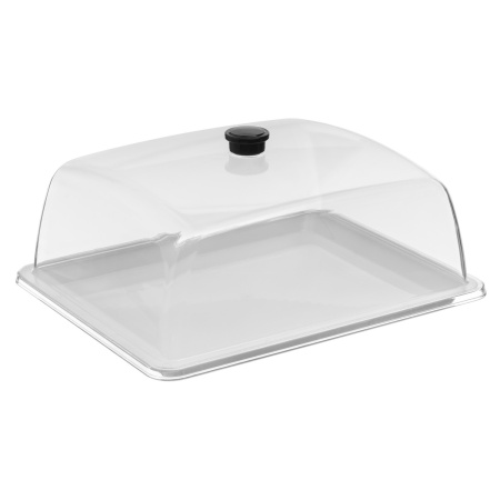 Крышка для гастроем., подносов 1/2 32,5*26,5 см. h=12,5 см. поликарбонат, прозрачная GP/1/12/ 