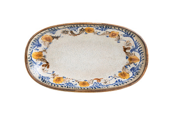 Блюдо овальное 190*110 мм. Ретро Флорал, форма Гурмэ Bonna /1/12/2304/ ВДОХНОВЕНИЕ
