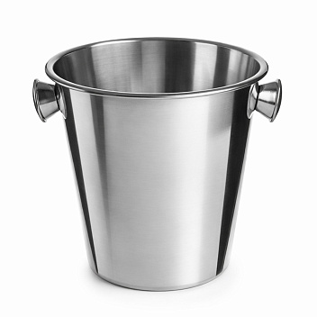 Ведро для шампанского  4 л. нерж. d=210/135 мм. h=200 мм. с ручками для 1-й бутылки MGsteel /1/48/