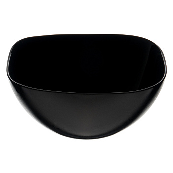 Салатник квадр. 140*140 мм. 500 мл. h=60  мм. Эволюшн Блэк /6/24/1440/ АКЦИЯ