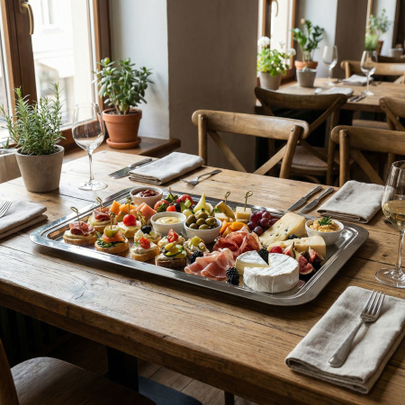 Блюдо для подачи прямоуг. 65*53 см. нерж. Abert /1/