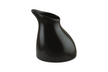 Соусник 150 мл. 80*65 мм. h=102 мм. Черный, форма НотНит, тонкий край Bonna /1/6/234/