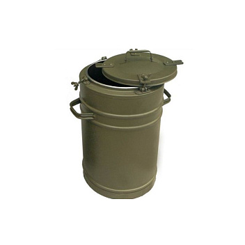 Термос 25 л. нерж. колба кругл. темно-зел. /1/