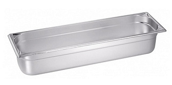 Гастроемкость 2/4 h=100 мм. 6,2 л. нерж. MGsteel /1/