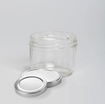 Банка для подачи  250 мл. d=70 мм. h=60 мм. с крышкой Твист офф /1/58/