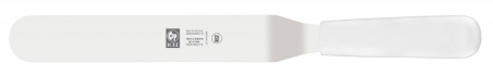 Лопатка 24,5 см. изогнутая раб. часть 11*2,5 см. нерж. узкая белая Icel /1/6/